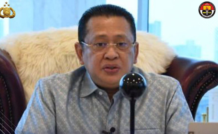 Bambang Soesatyo dukung kebebasan berpendapat dalam polemik lagu Sukatani Band. (foto X/@DivHumas_Polri)